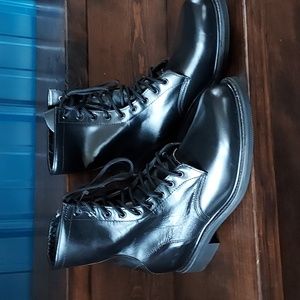 Chippewa Black Leather Men's Boots